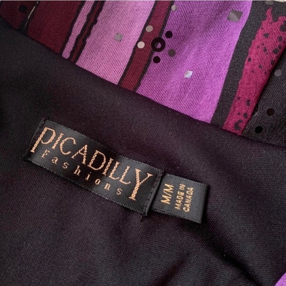 Picadilly : purple abstract print jacket - Picture 11 of 15